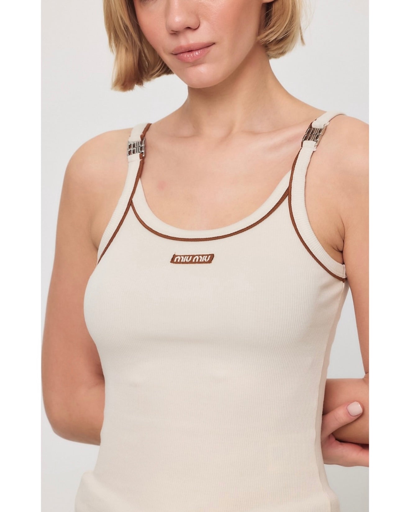 Beige tank top