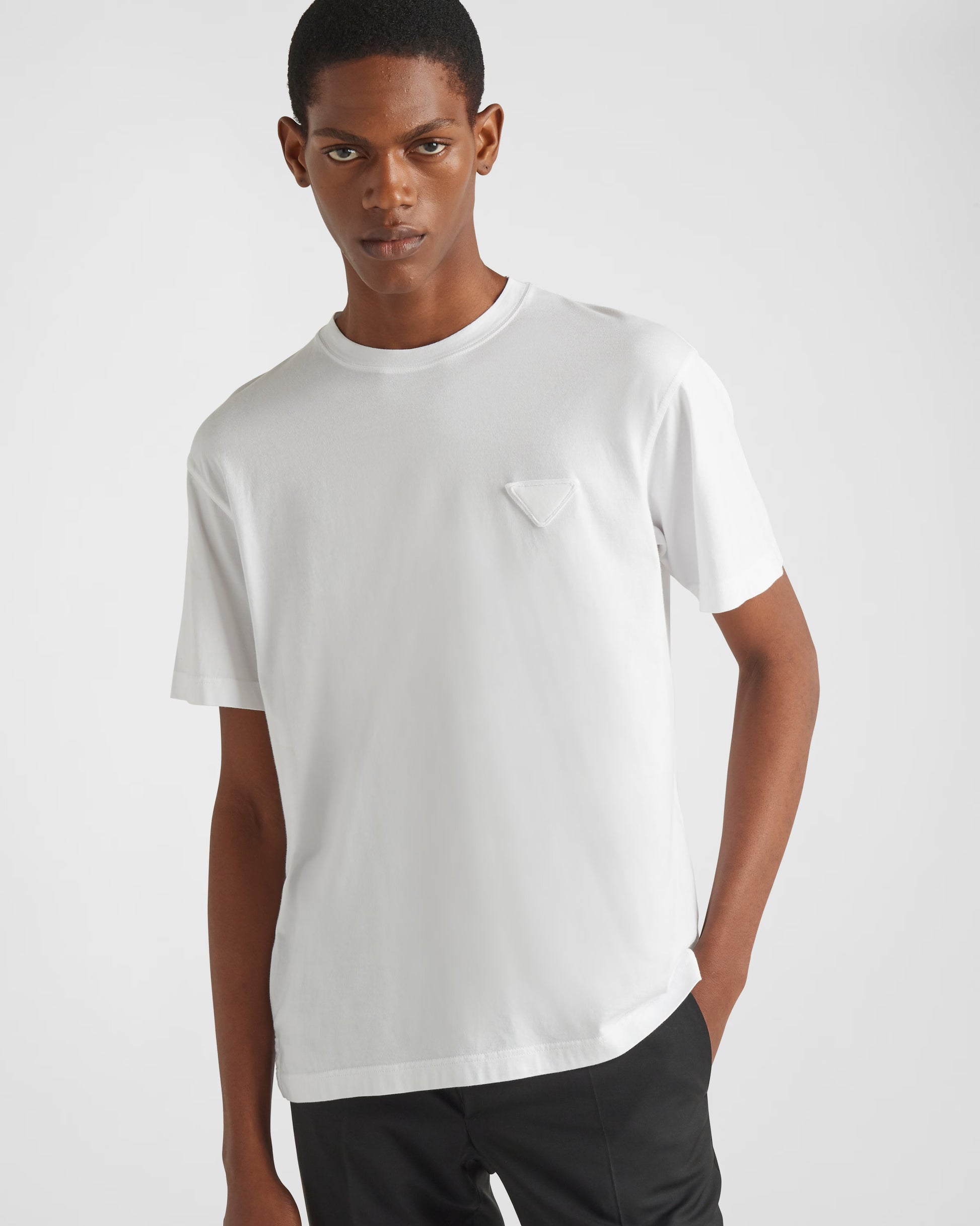 P unisex white shirt