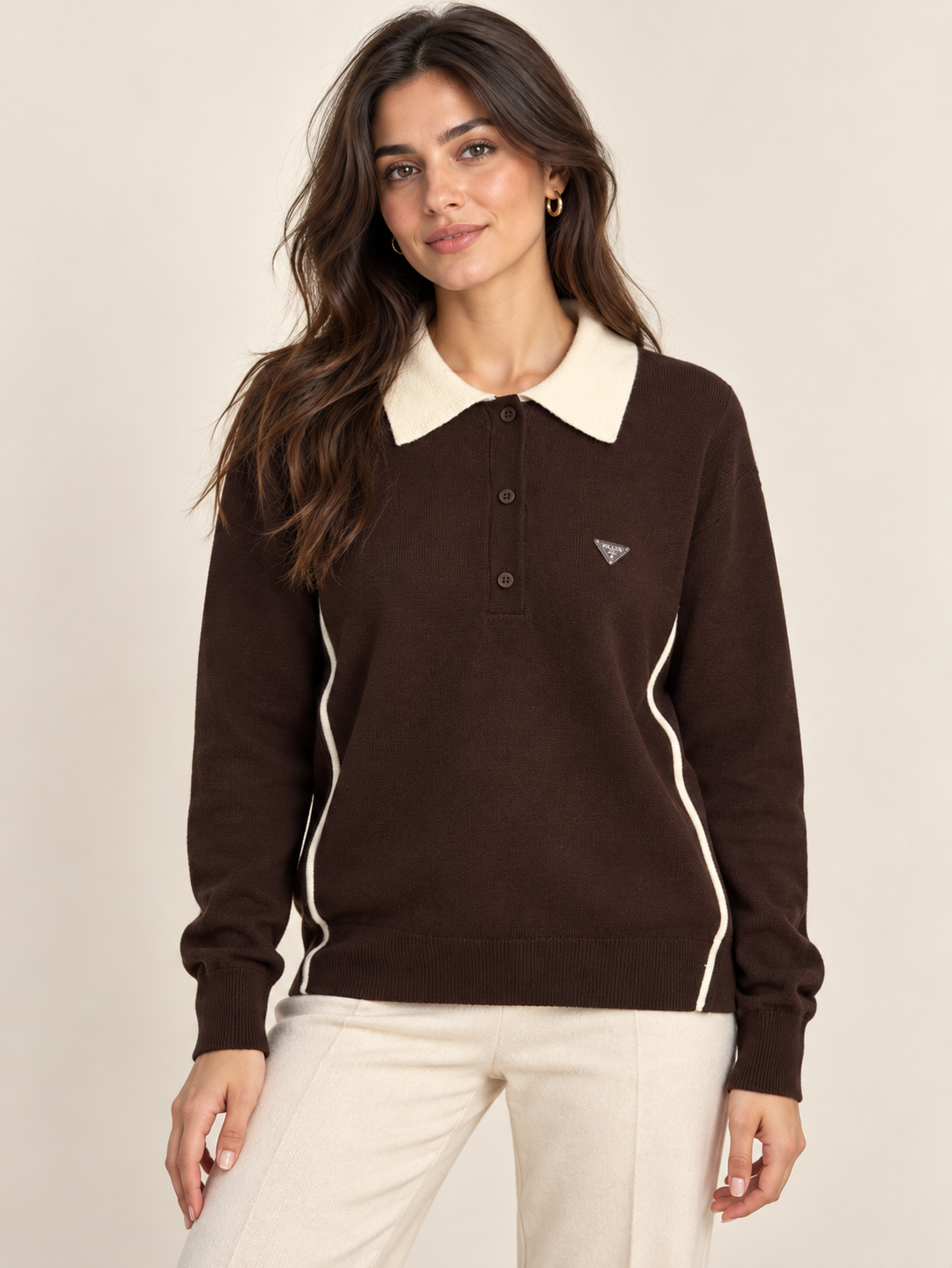 P BROWN SWEATER