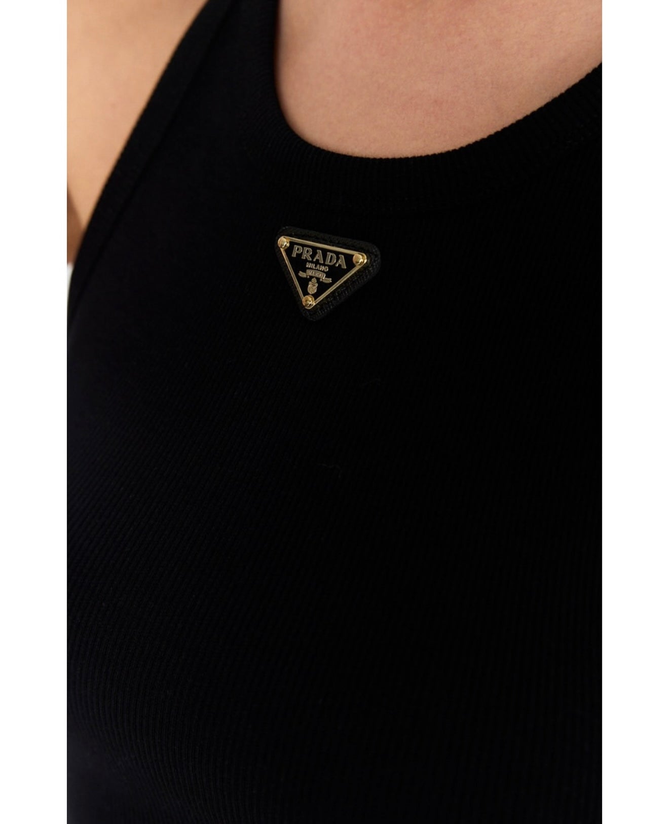 Black tank top