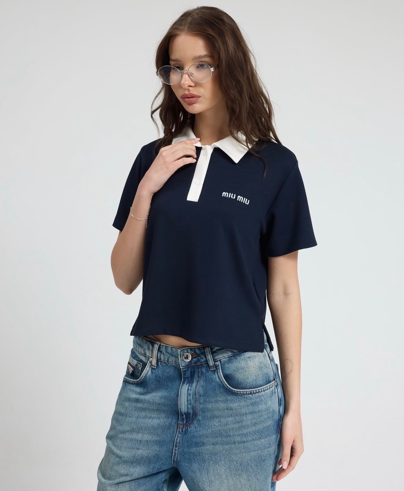 Navy blue polo