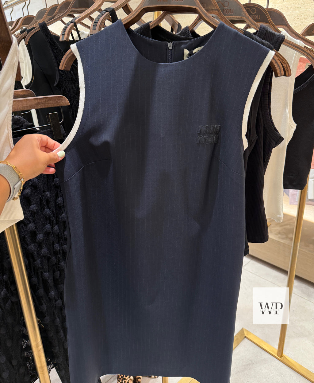 MM navy blue dress