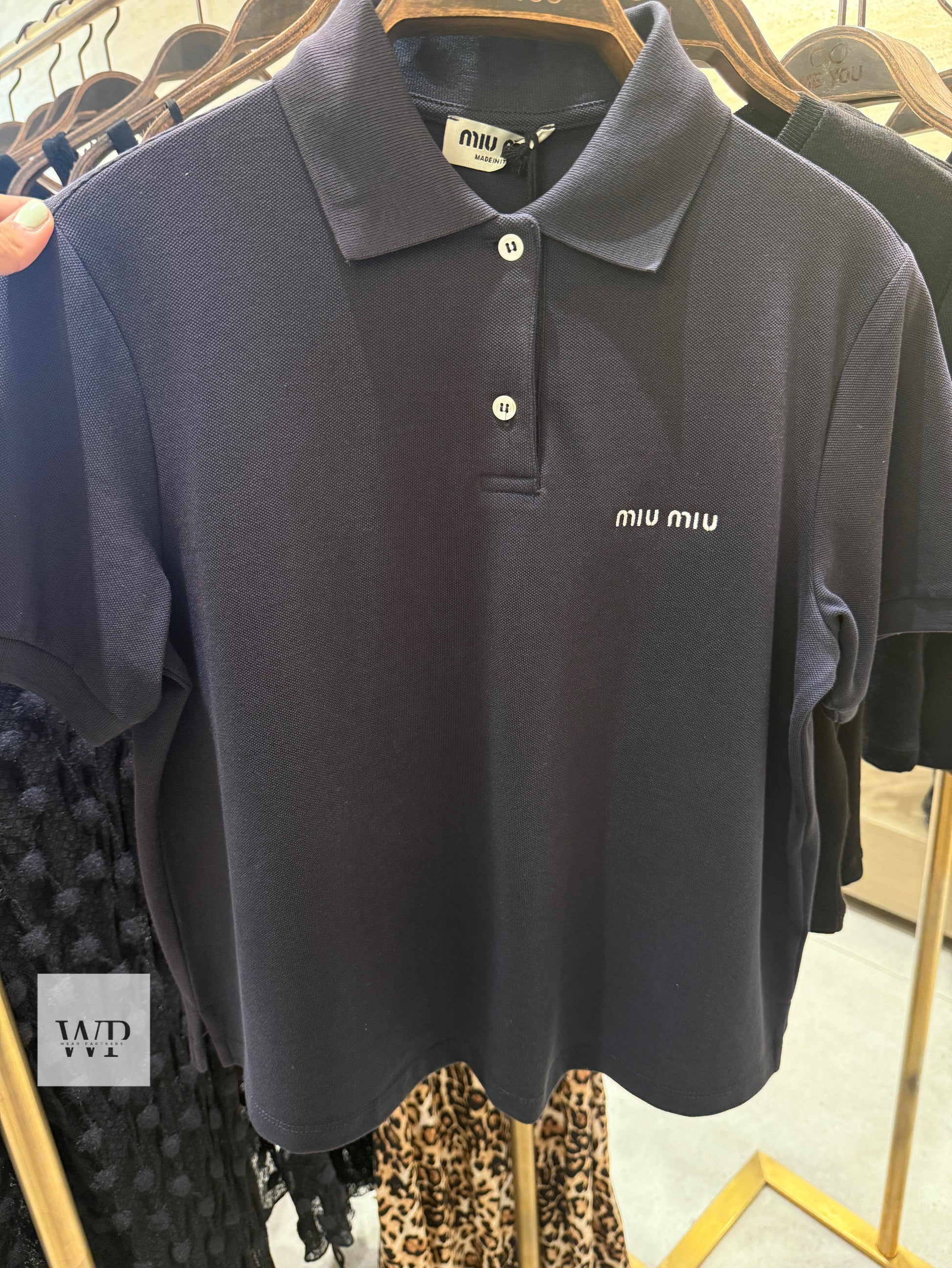 MM navy blue polo