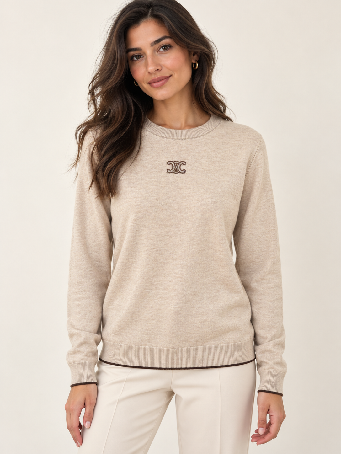 C BEIGE SWEATER