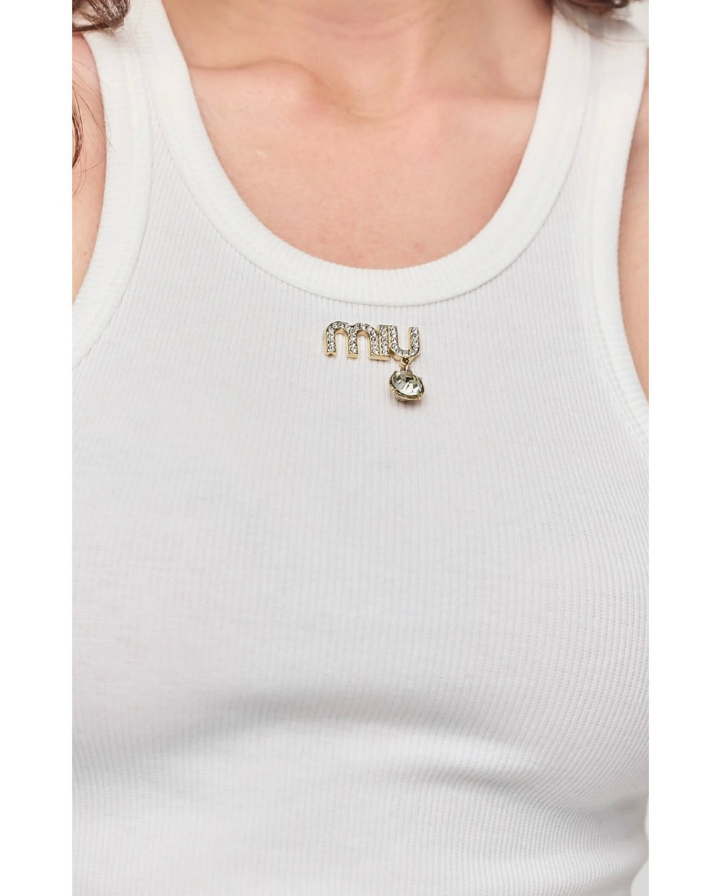 White tank top