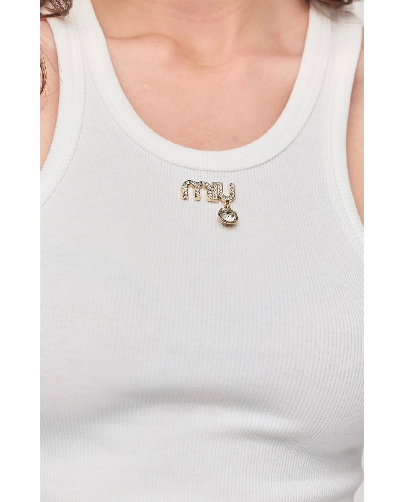 White tank top