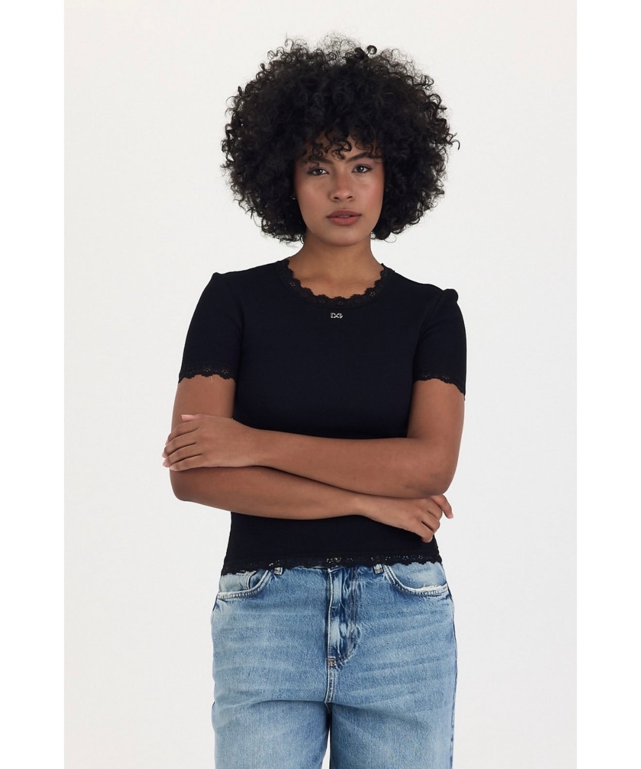Black slim fit shirt