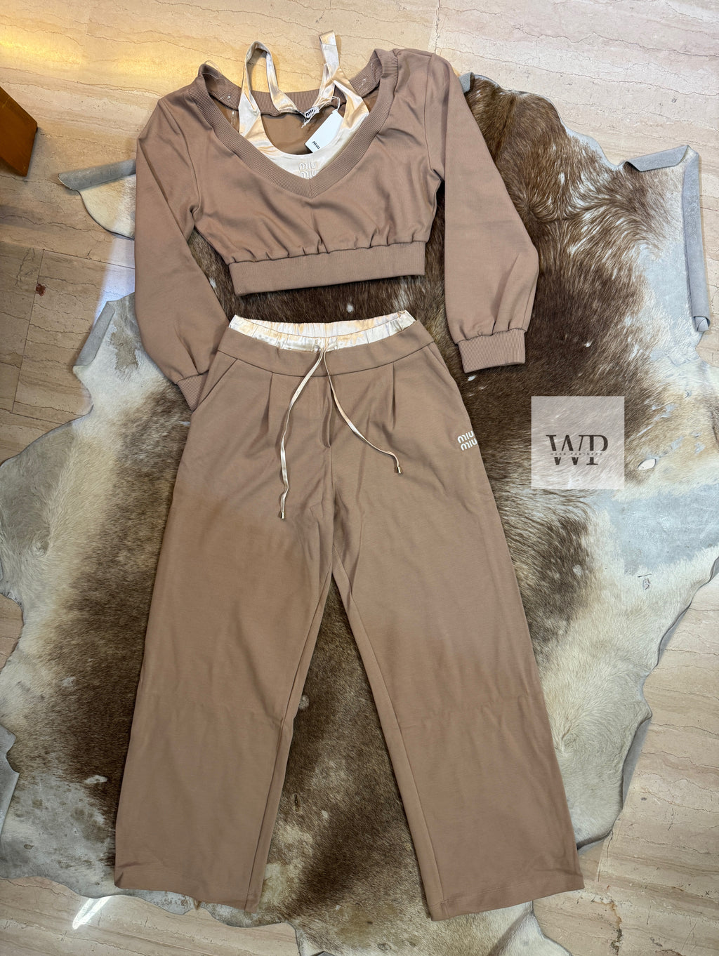 MM beige brown set
