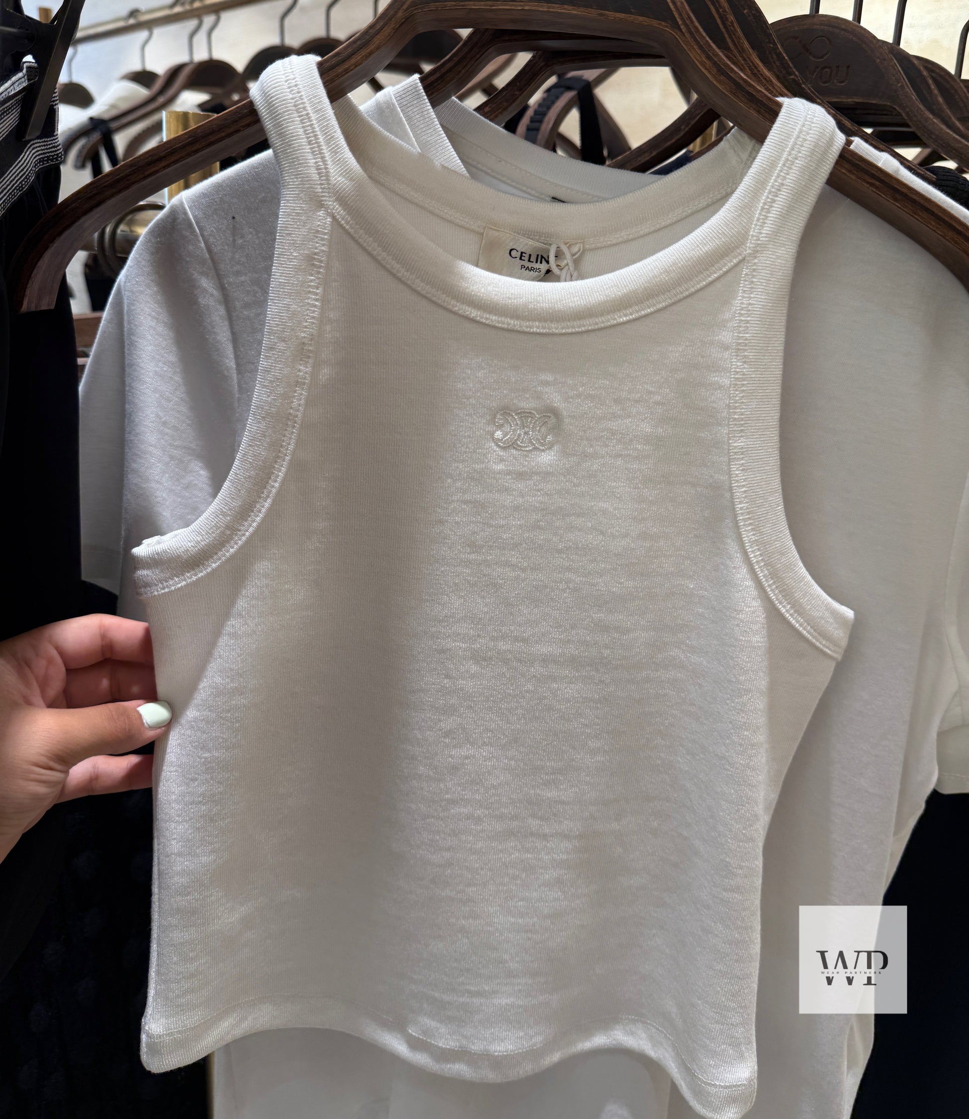 C white crop top