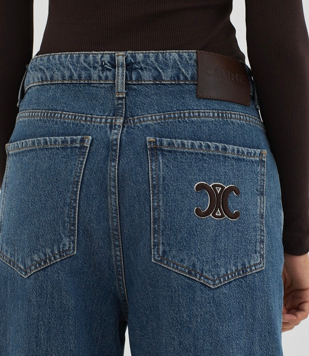 C jeans brown logo