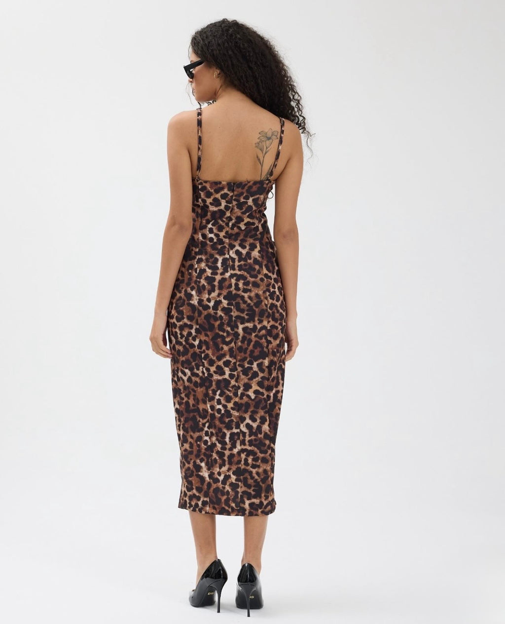 D leopard dress