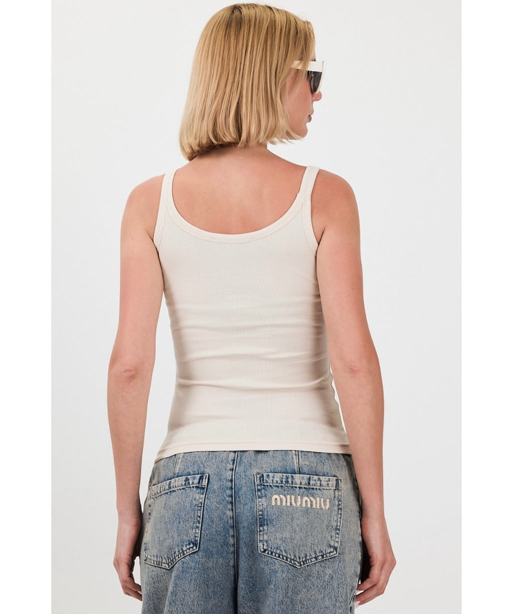 Beige tank top