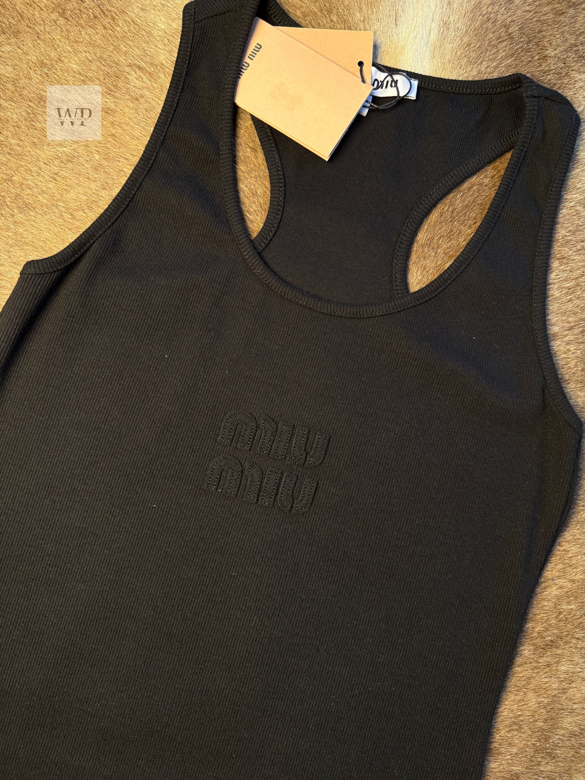 MM black dress black on black