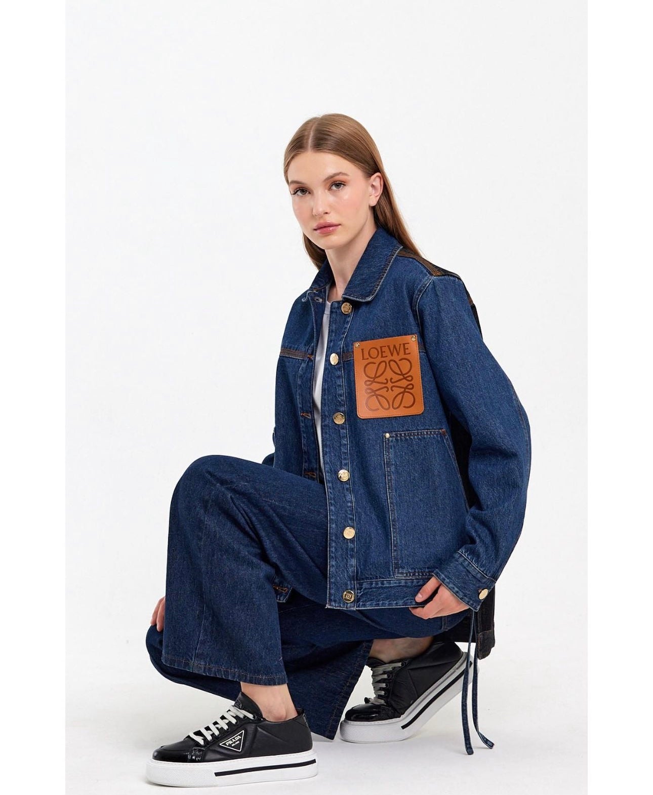 L jeans jacket