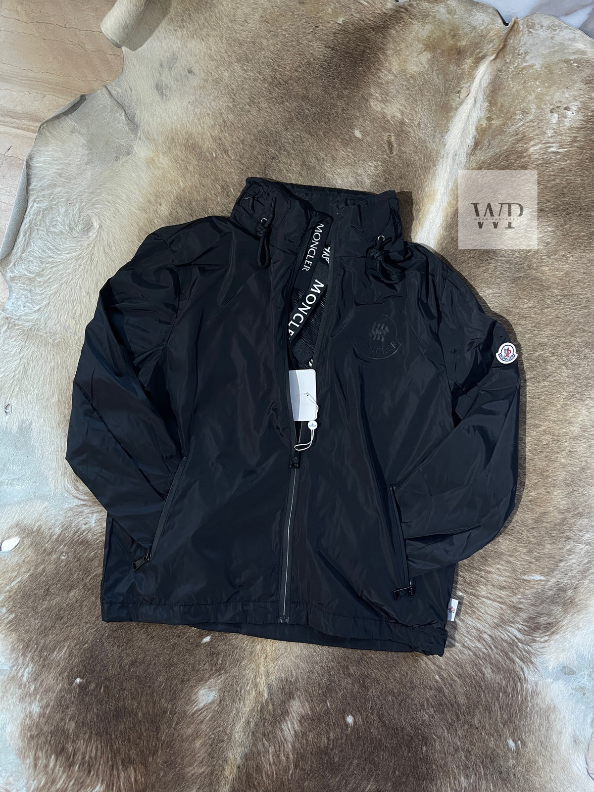 M impermeable black jacker unisex