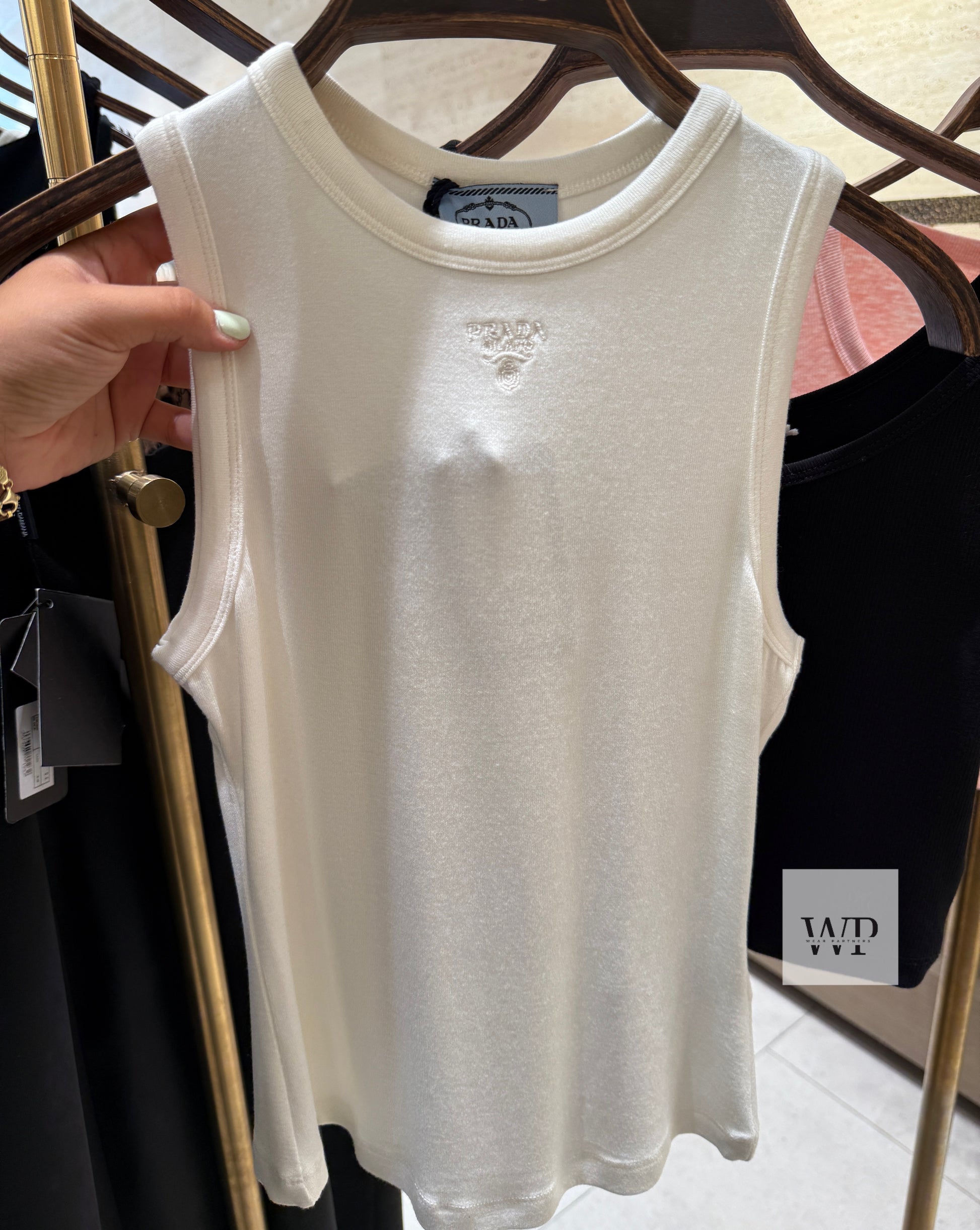 P white tank top