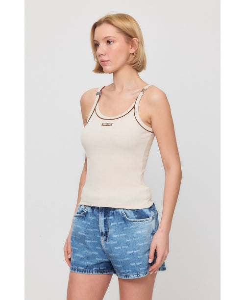 Beige tank top
