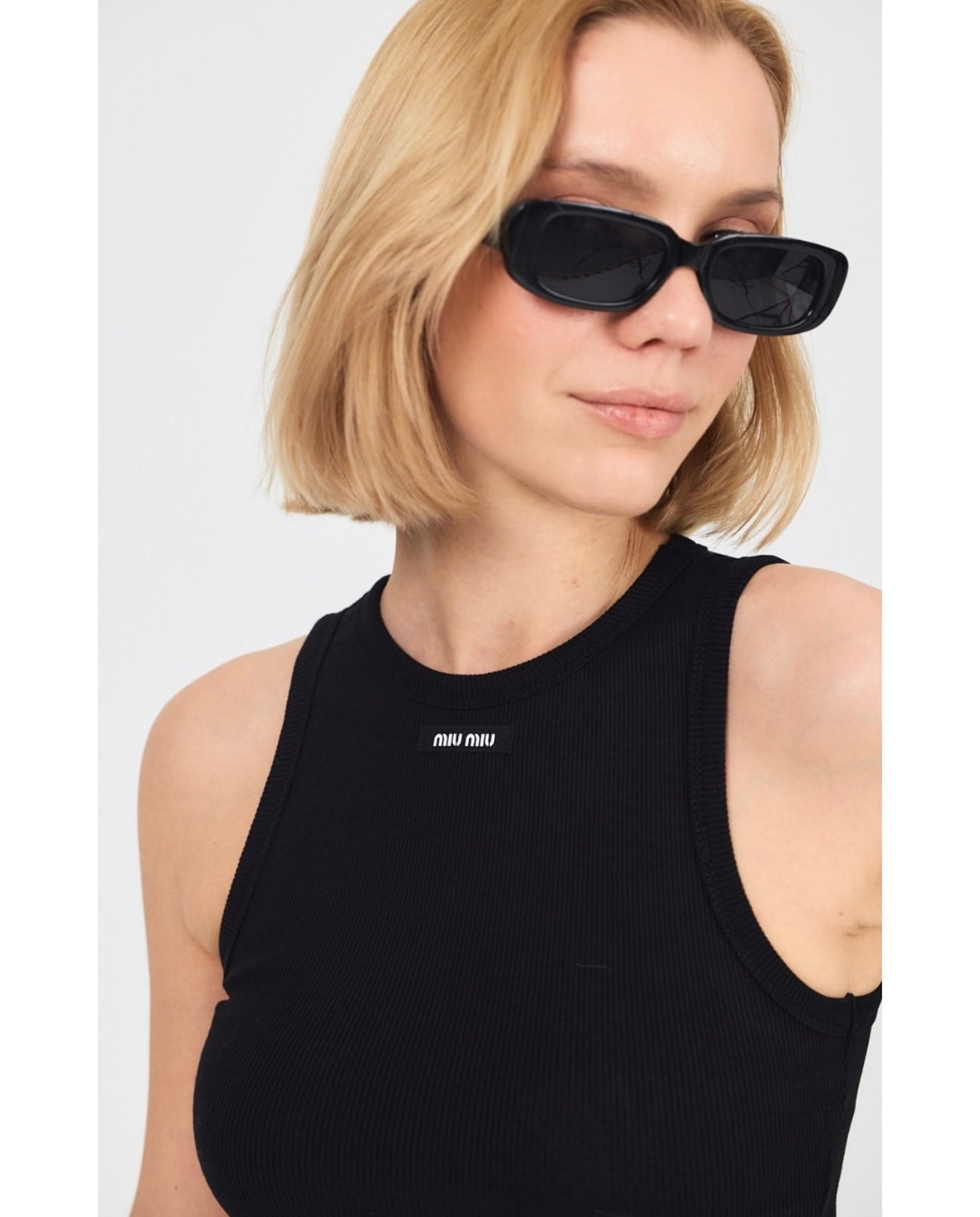 Black crop top