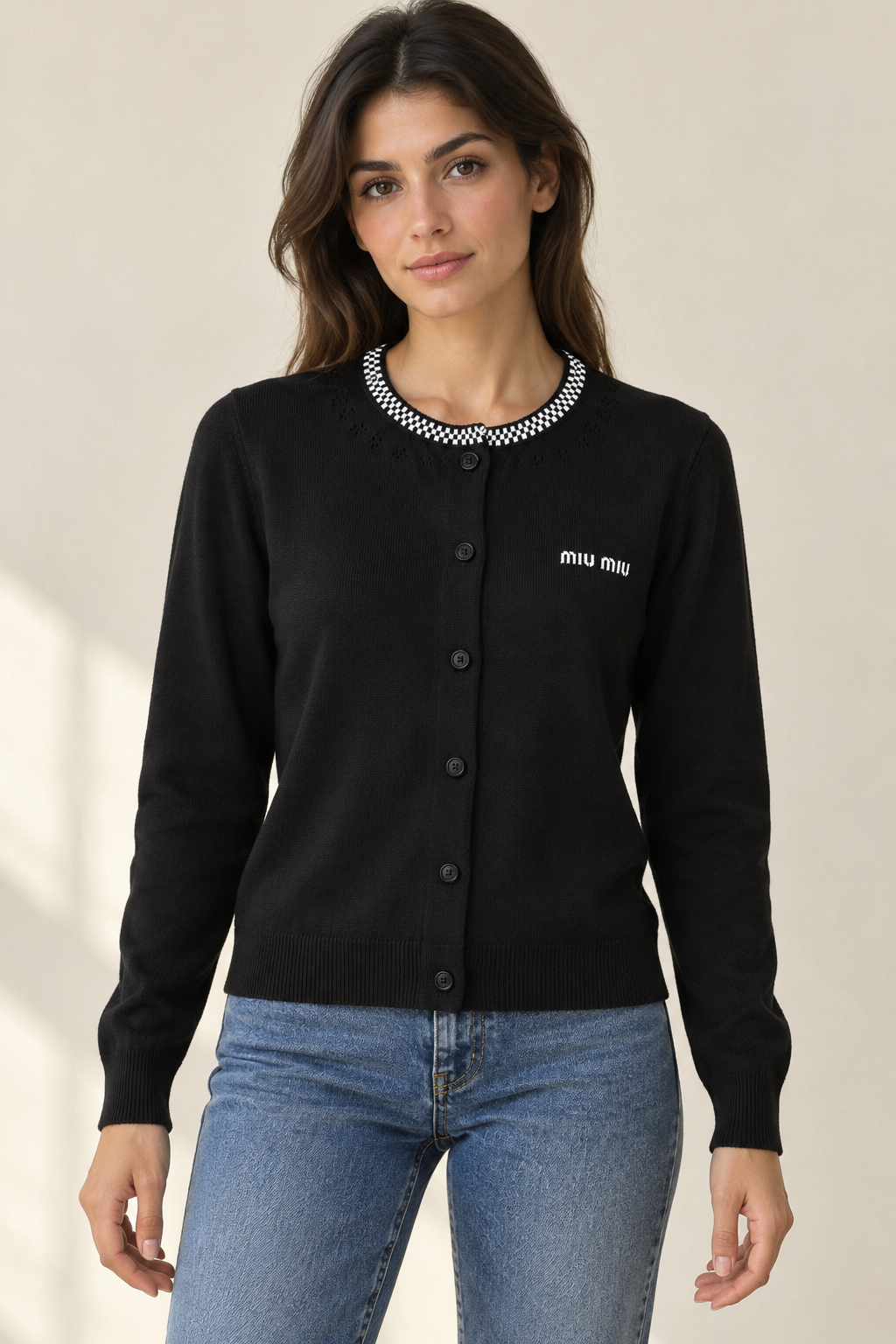 MM BLACK CARDIGAN