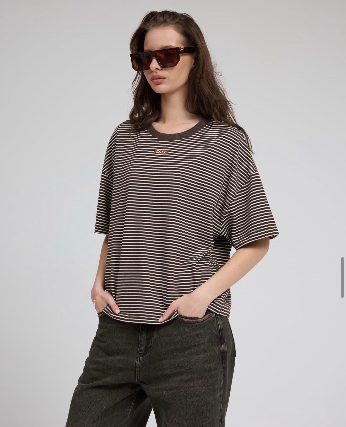 MM brown shirt