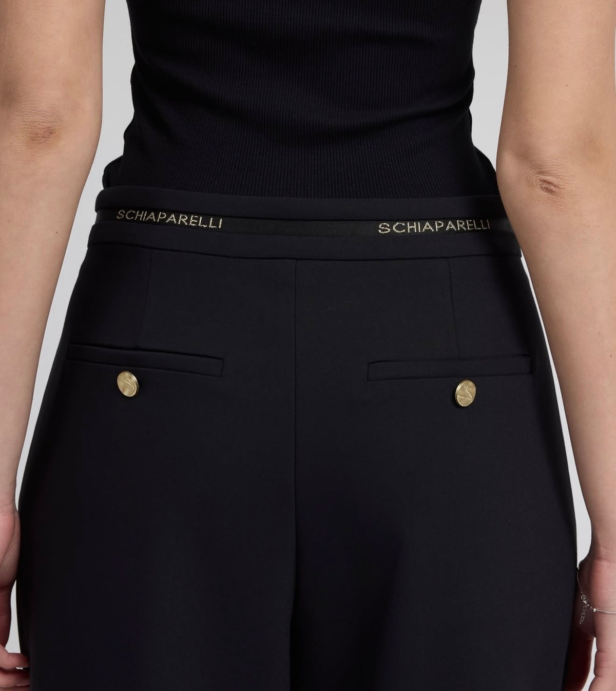 SCHIAPARELLI BLACK PANTS