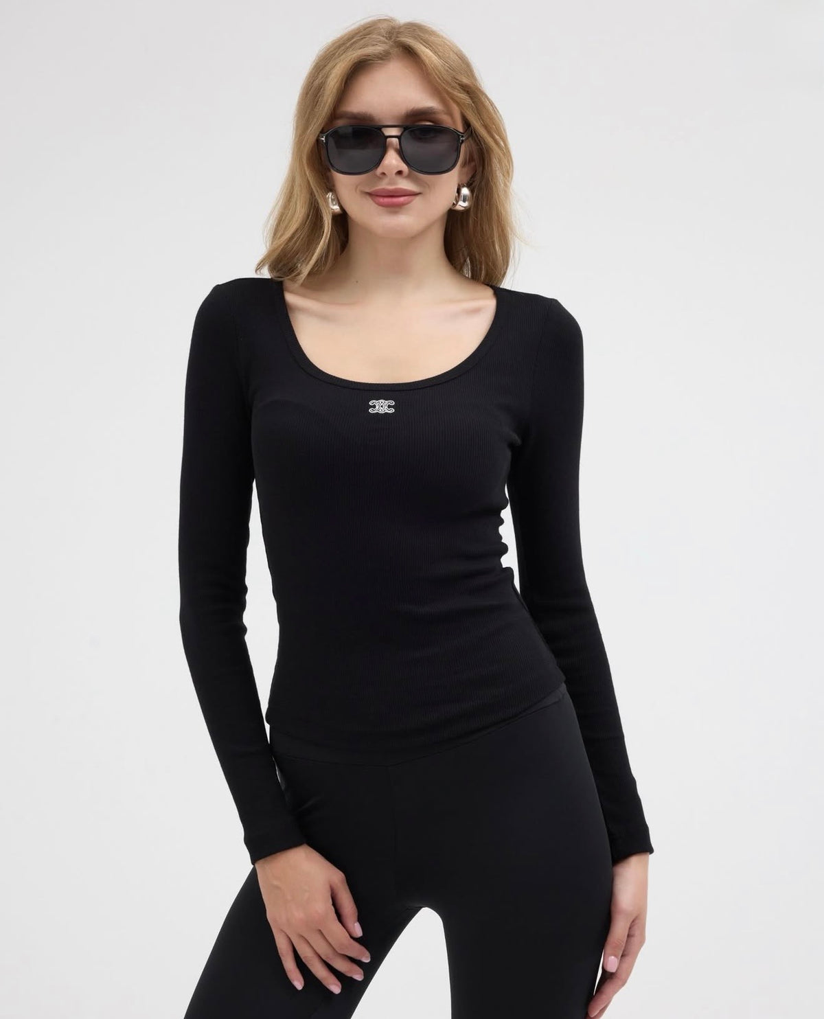 C BLACK LONG SLEEVE