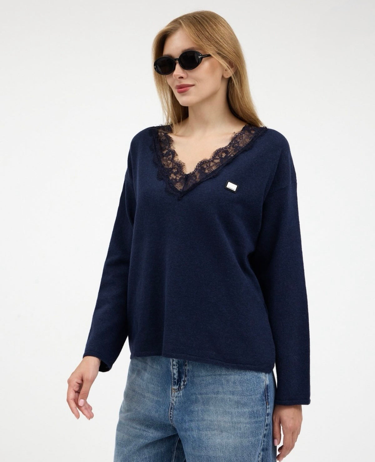 D&G NAVY BLUE SWEATER