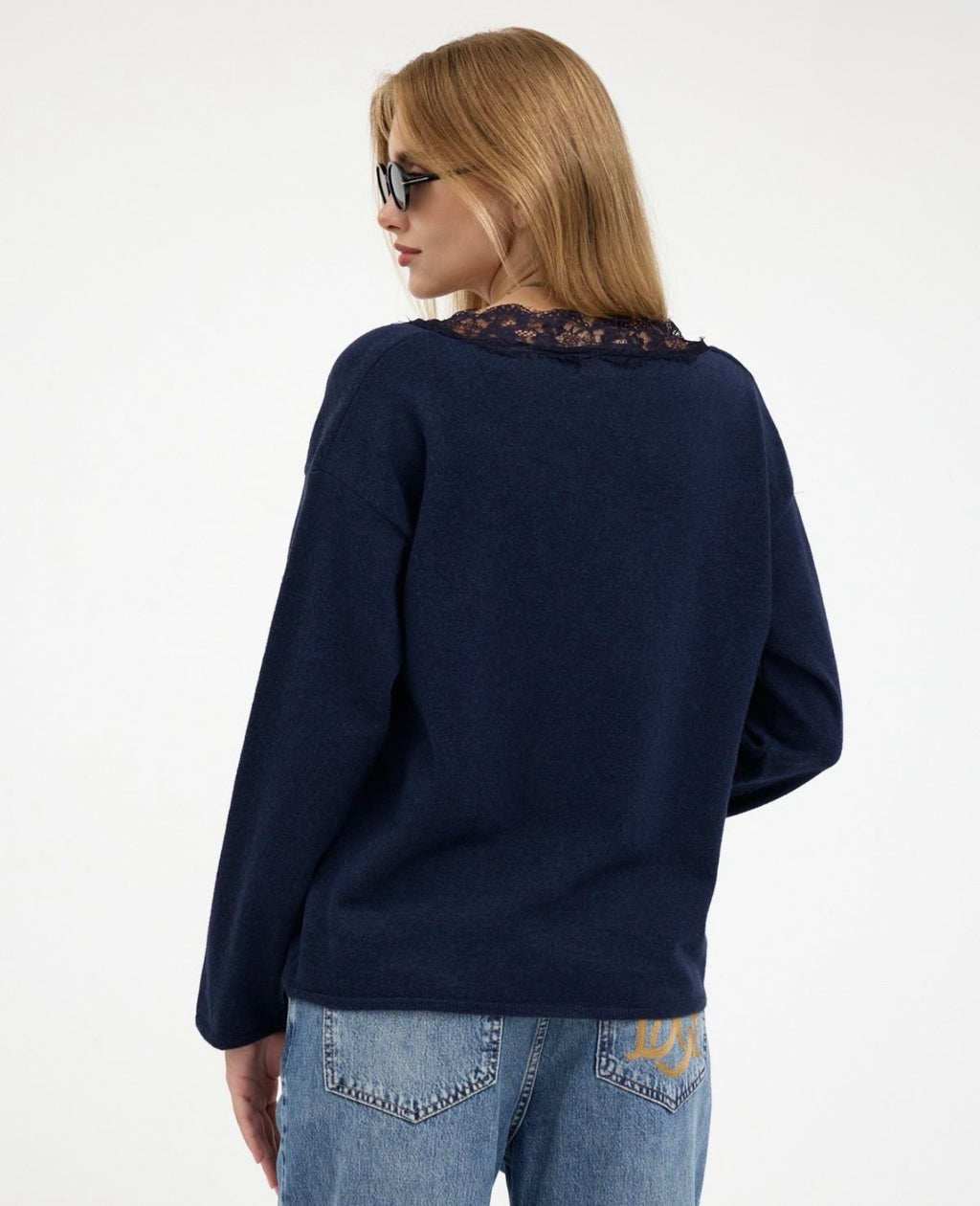 D&G NAVY BLUE SWEATER