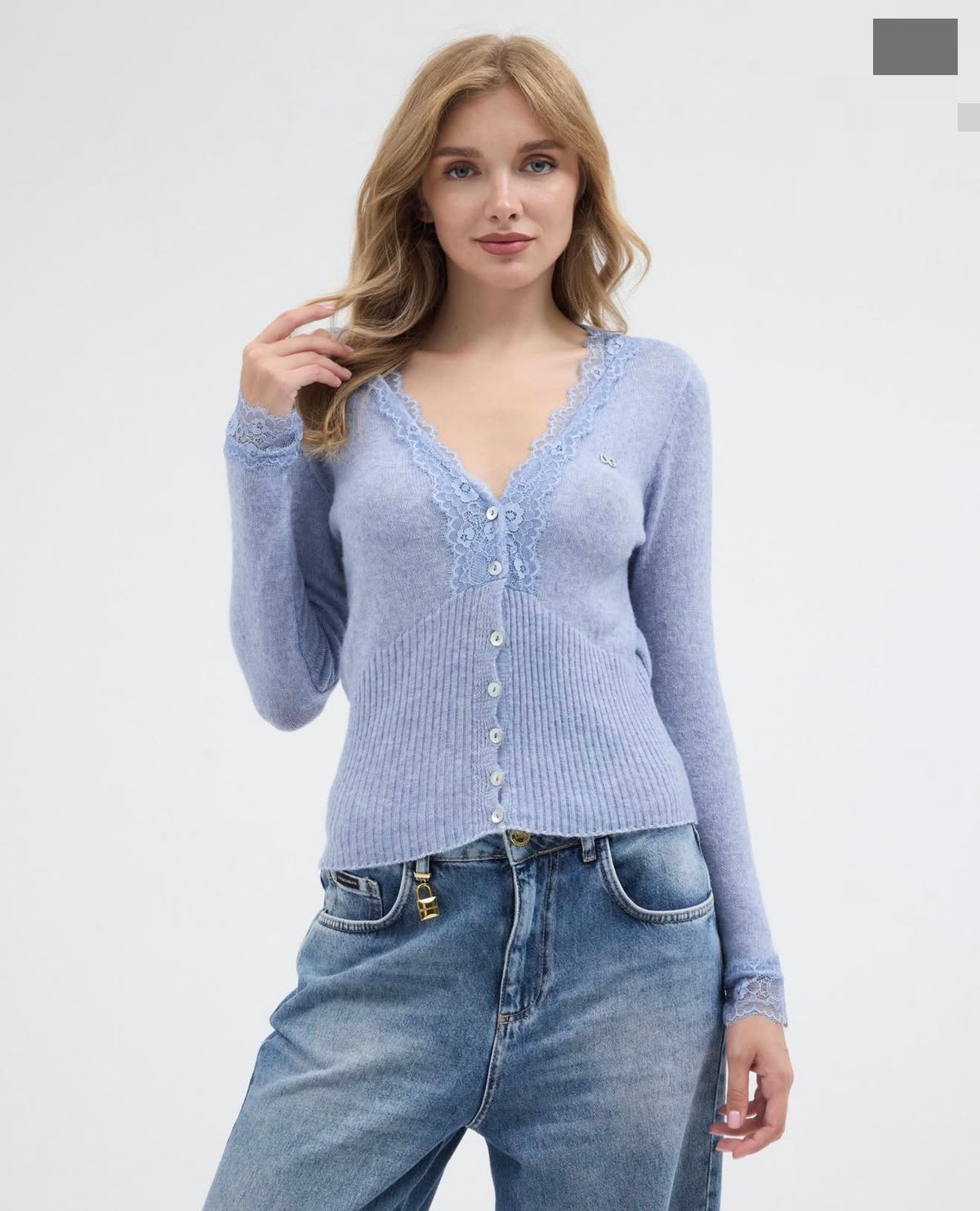 D&G BABY BLUE SWEATER