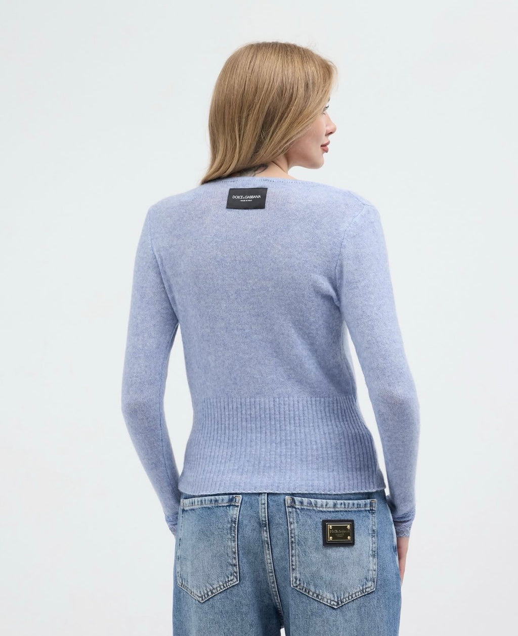D&G BABY BLUE SWEATER
