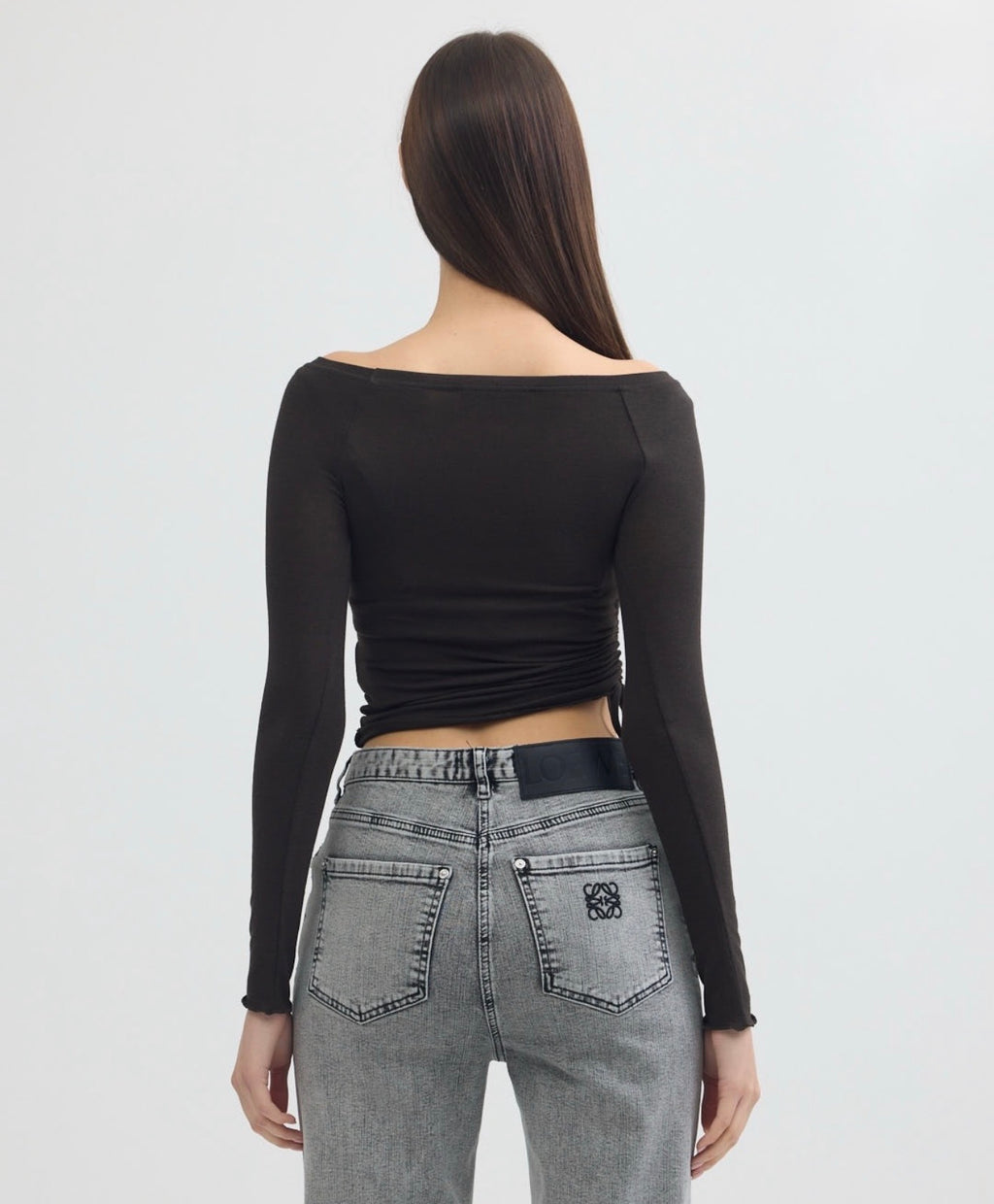 MIU MIU BROWN LONG SLEEVE