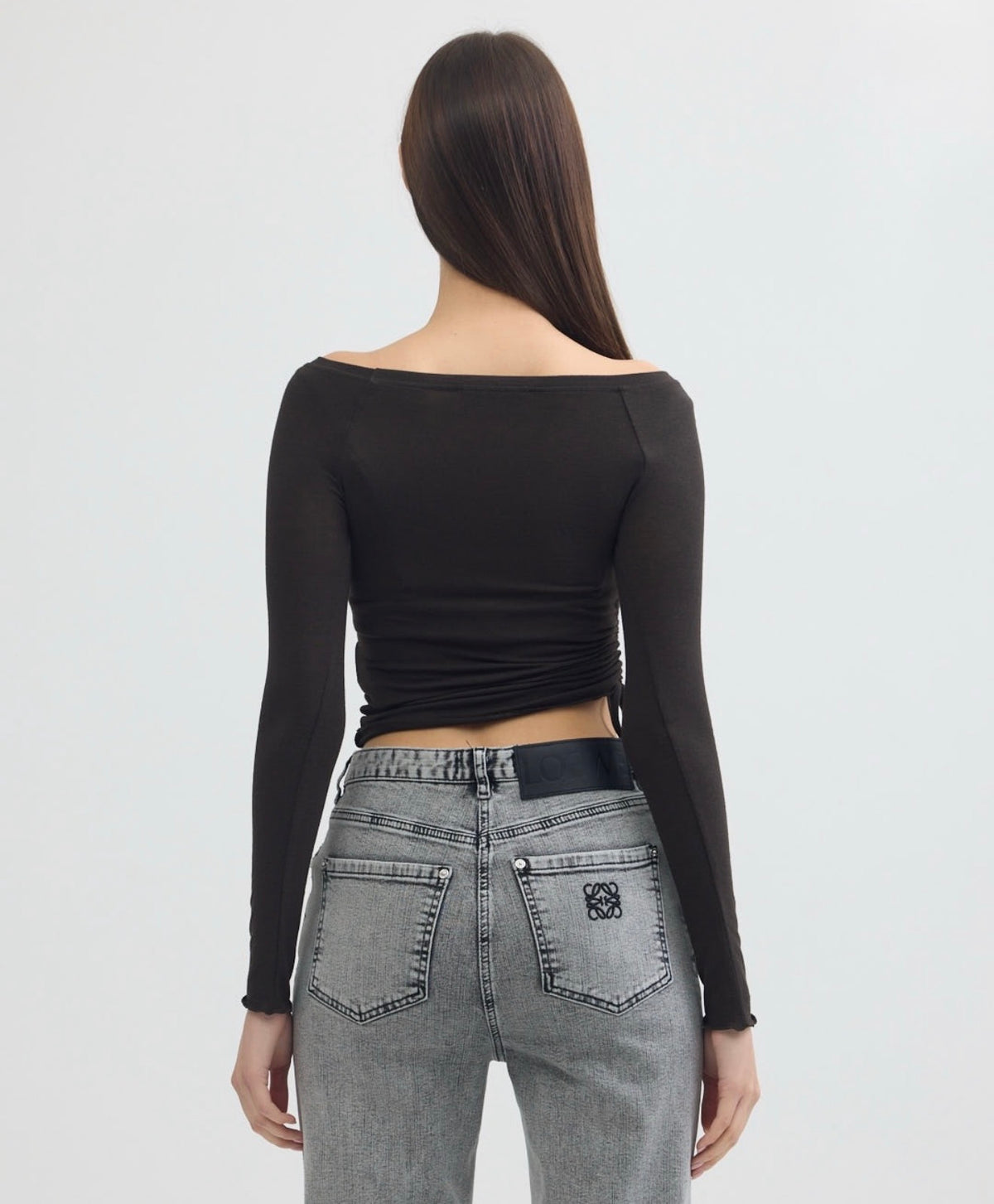 MIU MIU BROWN LONG SLEEVE