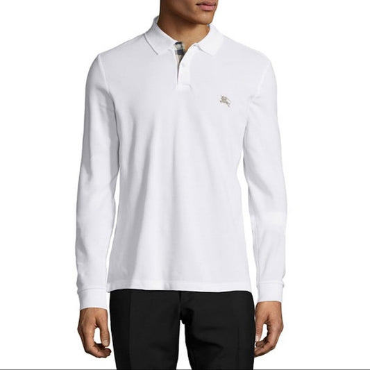 Brit Long-Sleeve Men Pique Polo