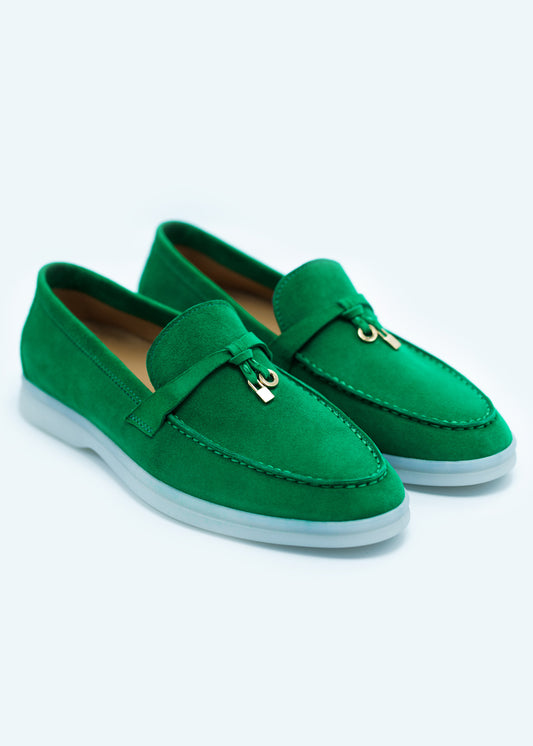 Green Mocassin For Women