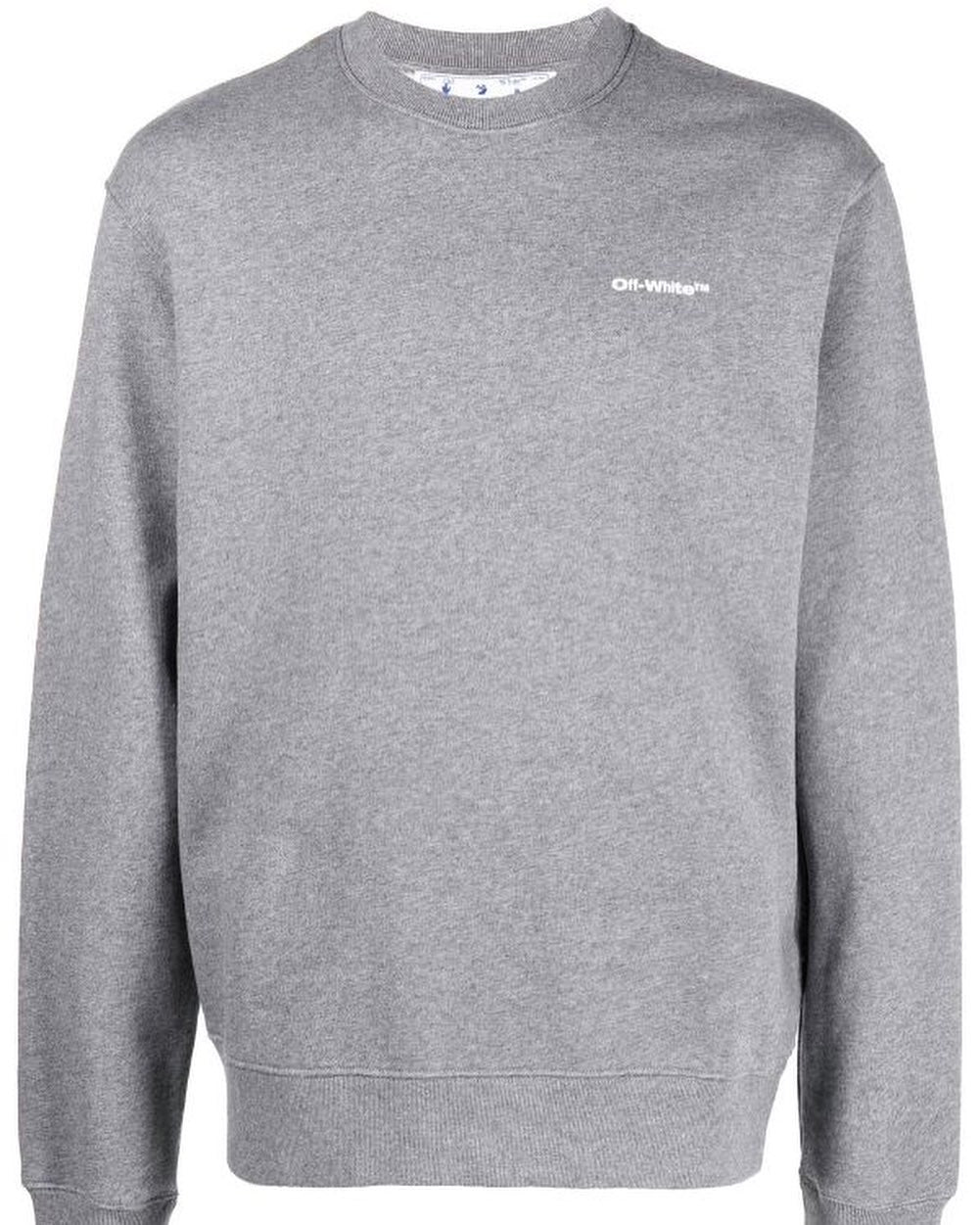 Arrow sweatshirt in grey and white